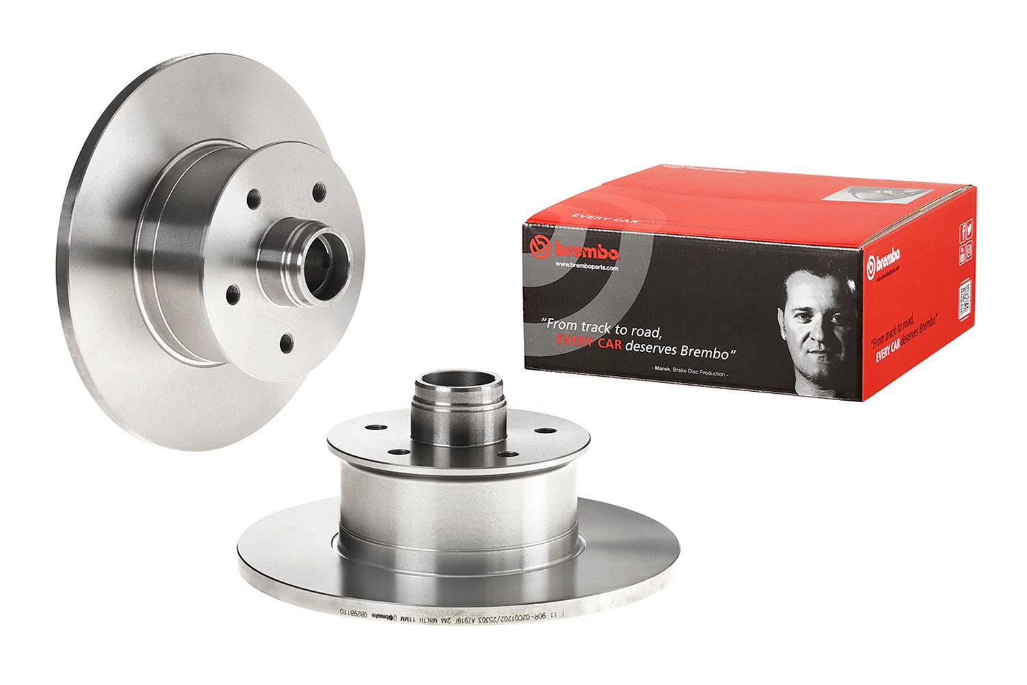 BREMBO -  Front Solid Brake Disc - 278mm Diameter