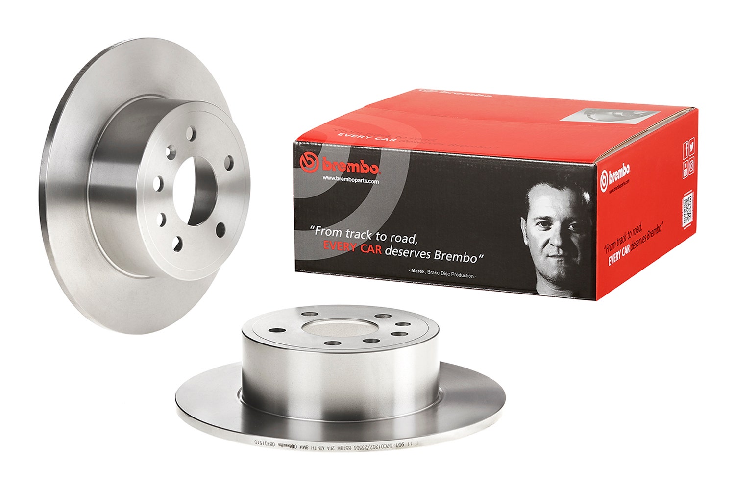 BREMBO -  Rear Brake Disc - 286mm Diameter