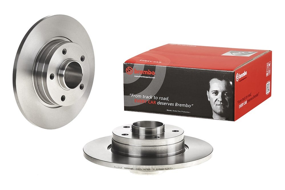 BREMBO -  Rear Solid Brake Disc - 280mm Diameter