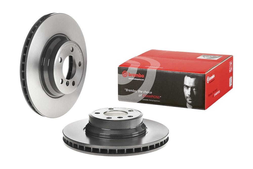 BREMBO -  Front Vented Brake Disc Coated - 348mm Diameter
