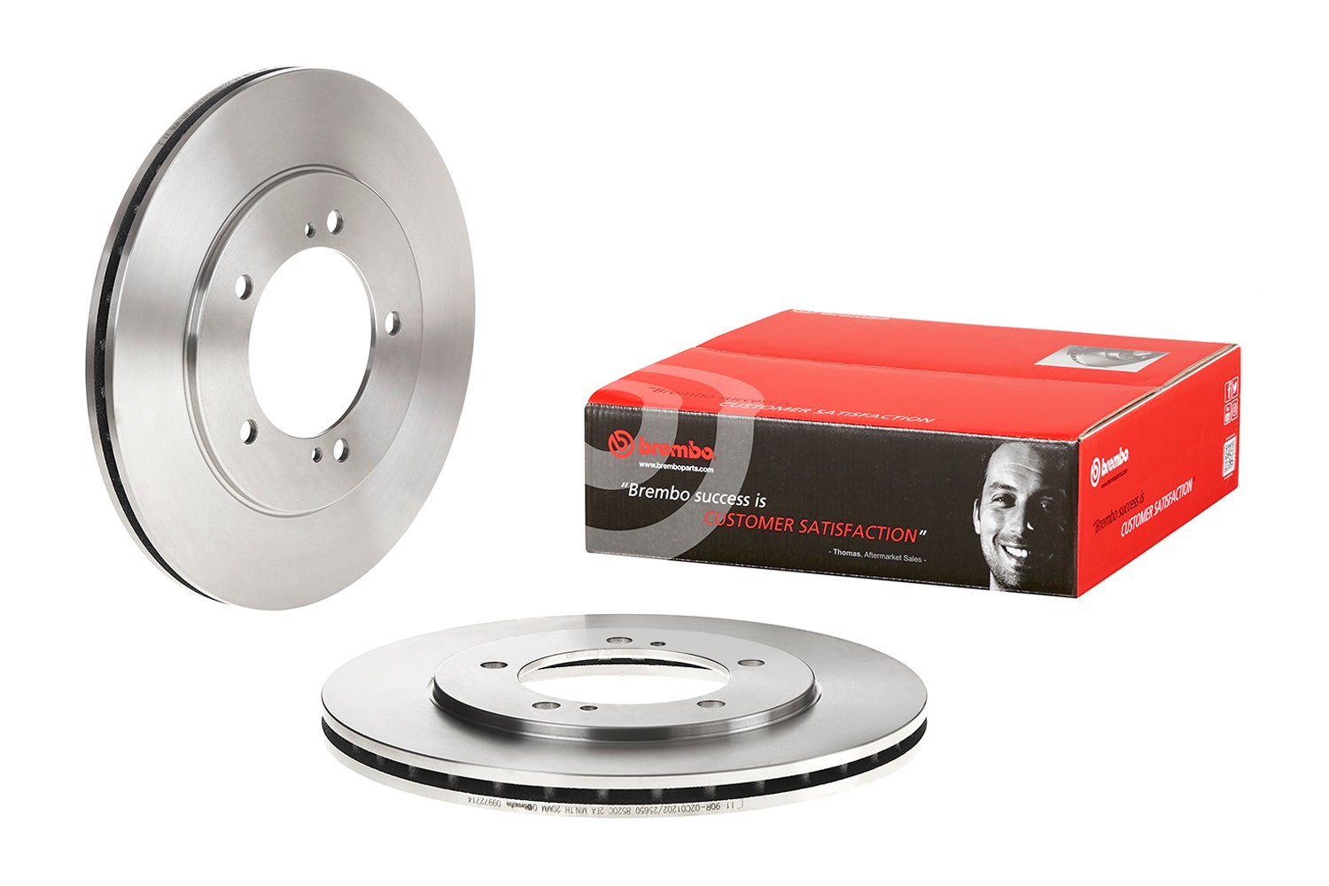 BREMBO -  Front Vented Brake Disc Pair - 310mm Diameter