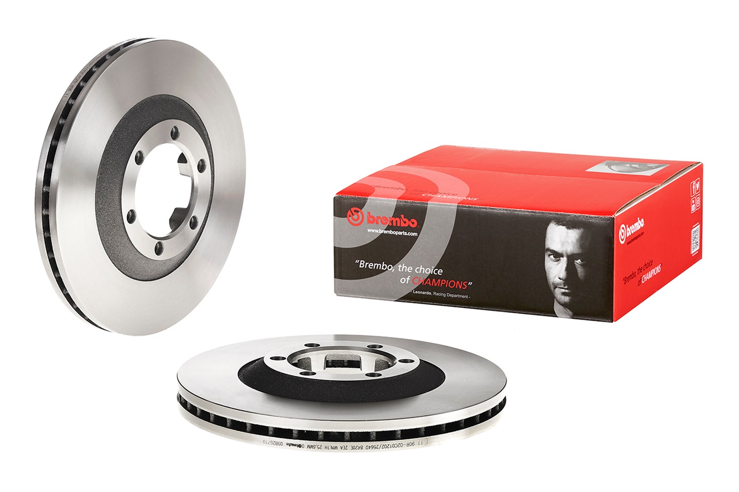 BREMBO -  Front Vented Brake Disc Pair - 280mm Diameter