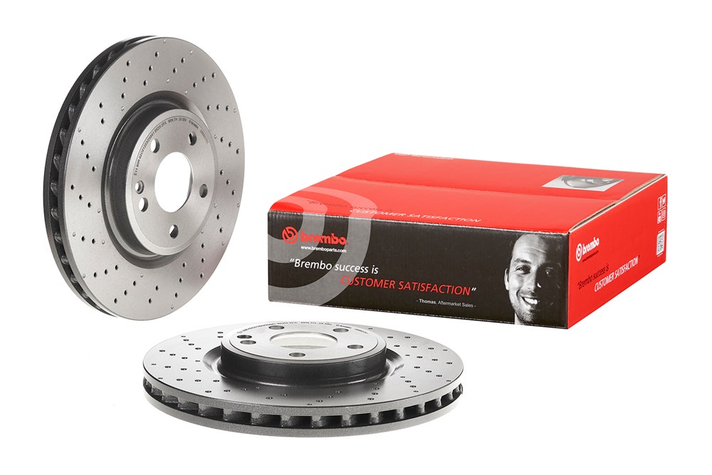 BREMBO -  Front Vented Brake Disc Coated - 320MM Diameter