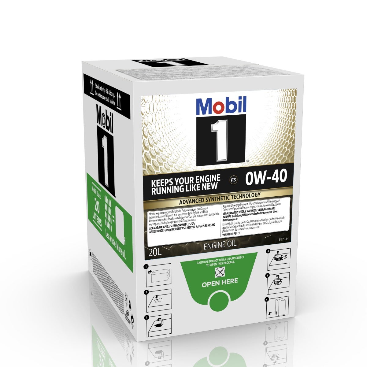 MOBIL -  FS 0W-40 BIB - 20L