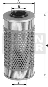 MANN -  Oil Filter - Insert