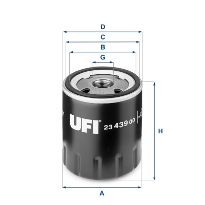 UFI -  Oil Filter - Canister