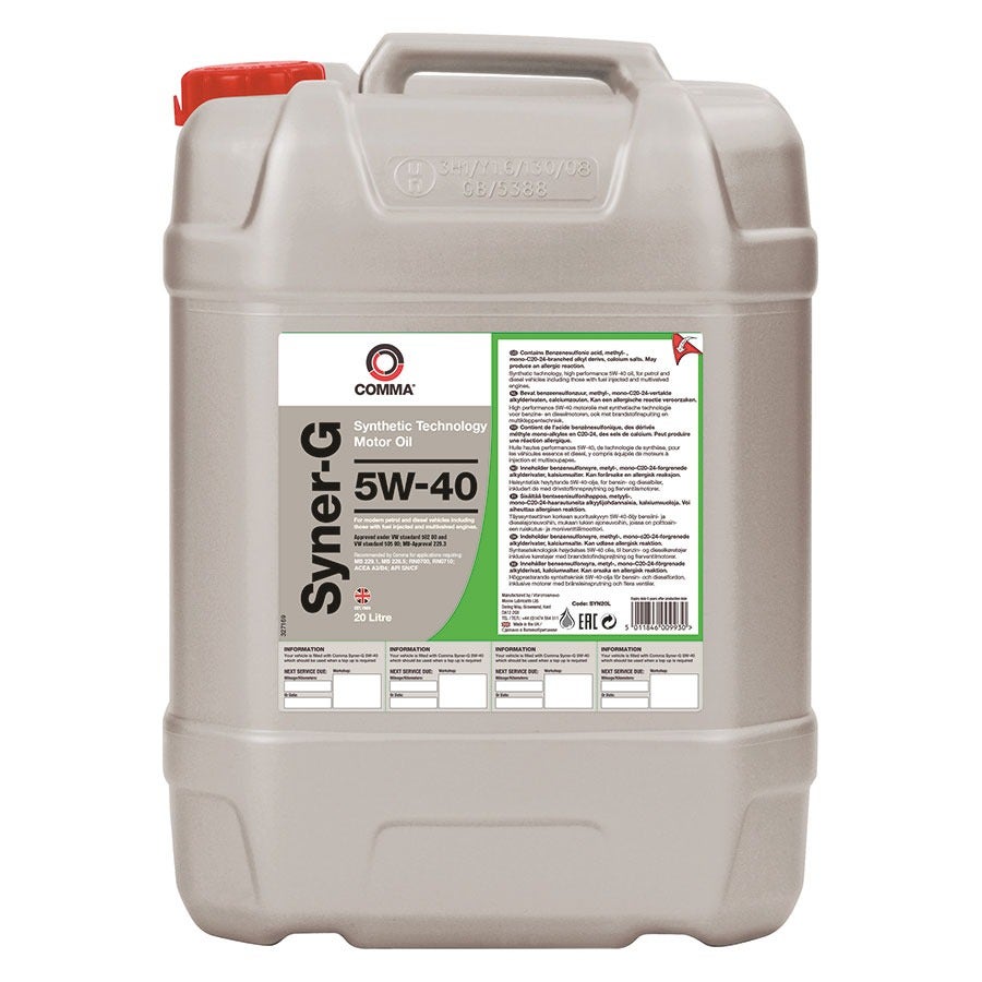 COMMA -  SYNER-G 5W-40 - 20L