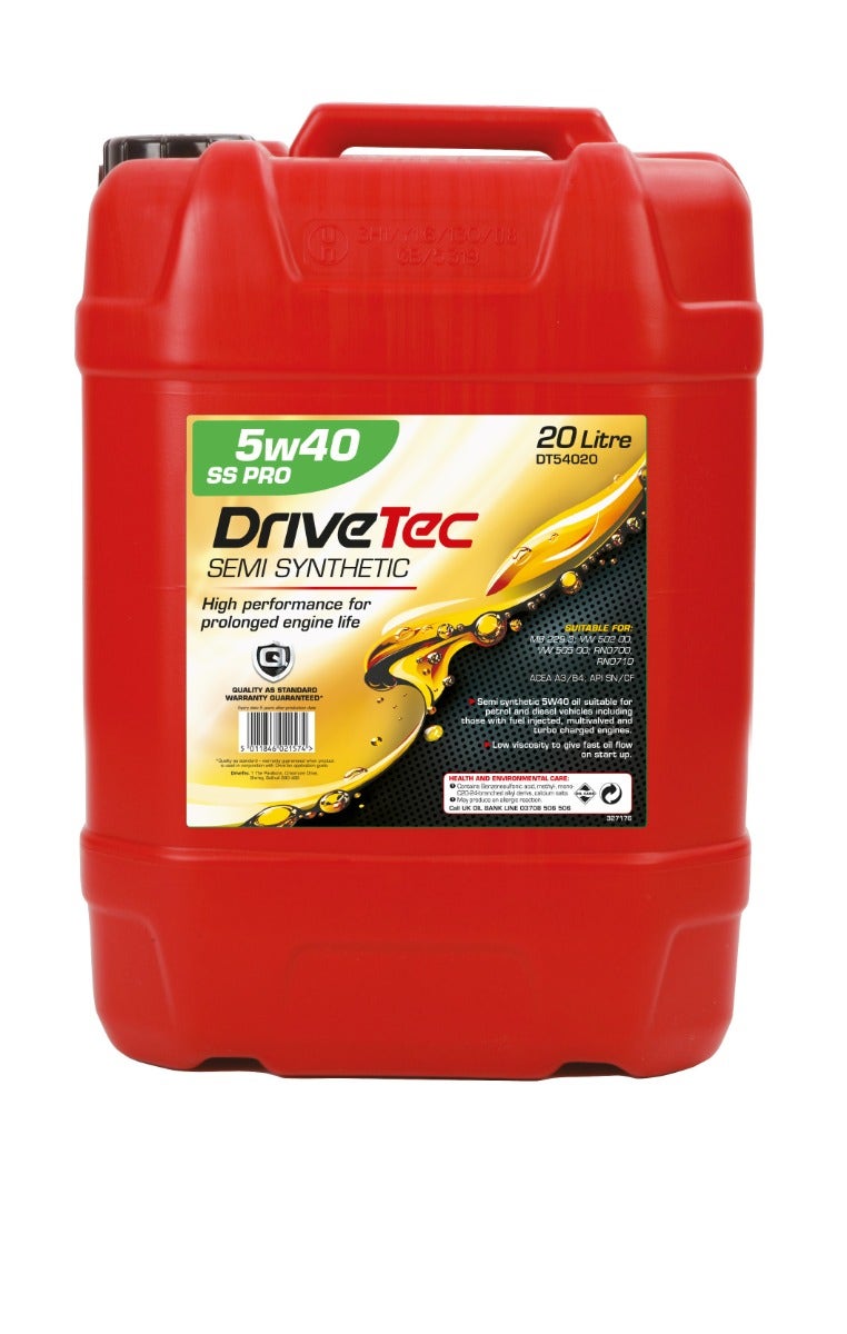 DRIVETEC -  5W40 Semi Synthetic Pro - 20L