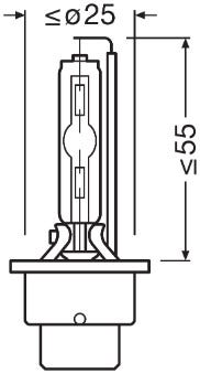OSRAM -  42V Bulb - D4S (Gas Discharge Lamp)