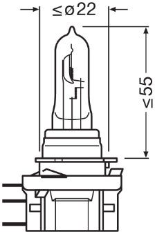 OSRAM -  12V Bulb - H15