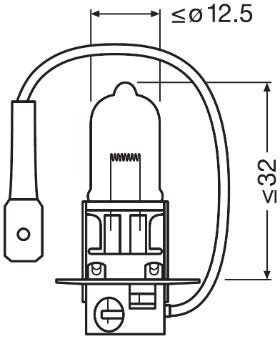 OSRAM -  12V Bulb - H3