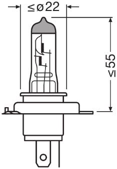 12V Bulb - H4