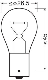 OSRAM -  12V Bulb - P21W