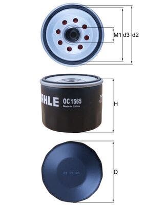 MAHLE -  Oil Filter - Canister