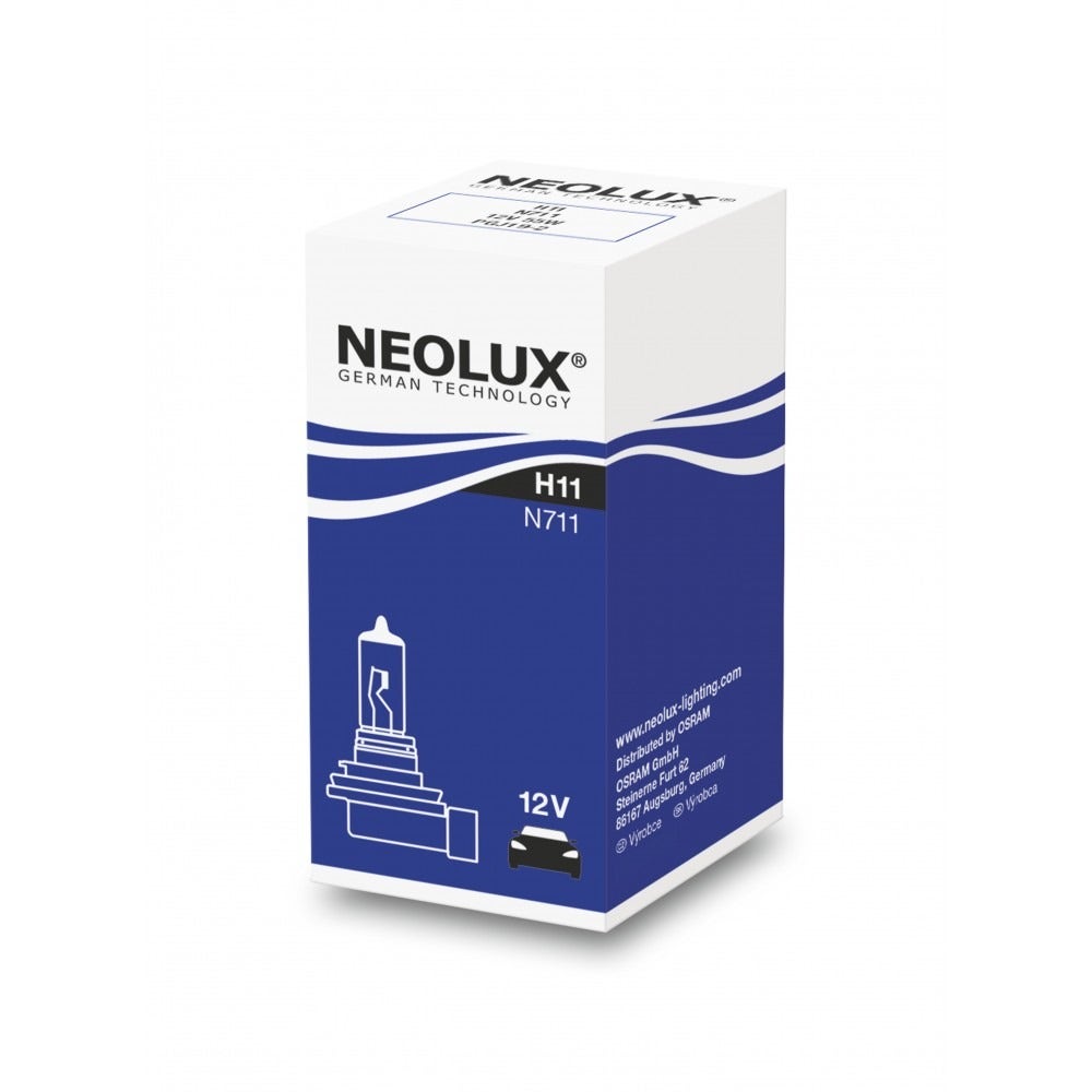 NEOLUX -  12V Night Breaker Laser Bulb - H11 711 +150% Brighter