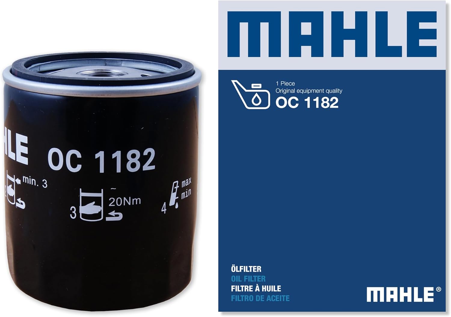 MAHLE -  Oil Filter - Screw On