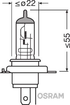 OSRAM -  12V Bulb - HS1