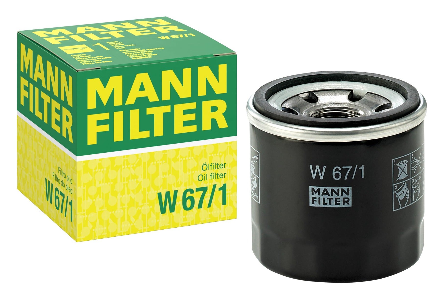 MANN -  Oil Filter - Screw On