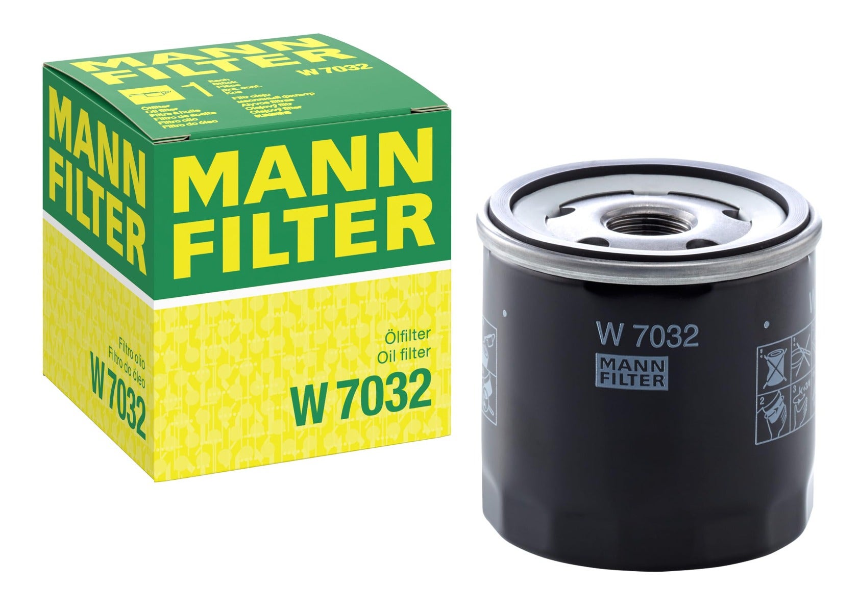 MANN -  Oil Filter - Screw On