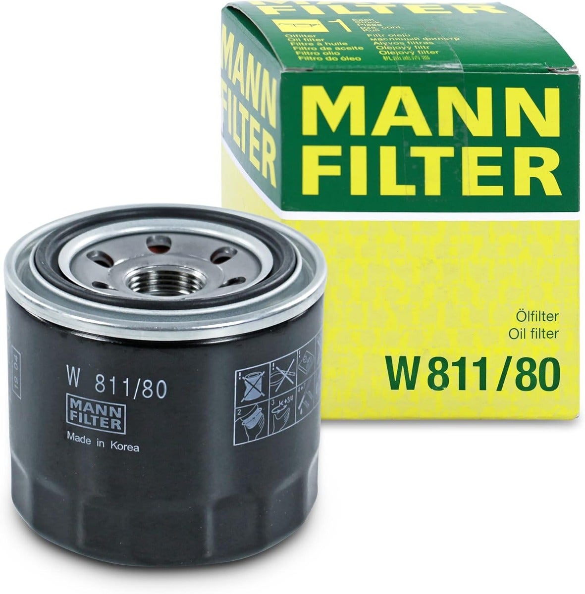 MANN -  Oil Filter - Screw On