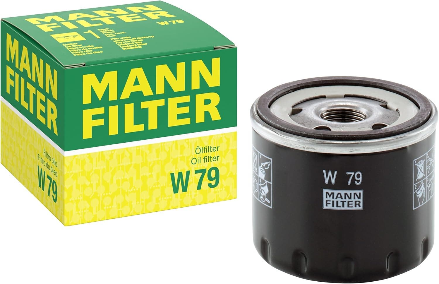 MANN -  Oil Filter - Screw On