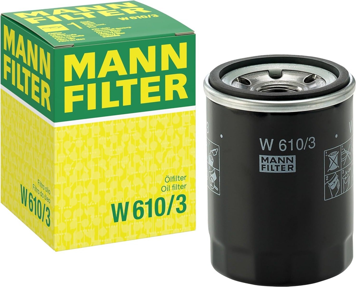 MANN -  Oil Filter - Screw On