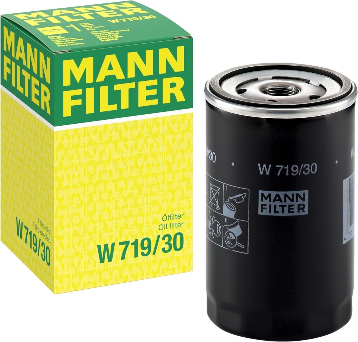 MANN -  Oil Filter - Screw On