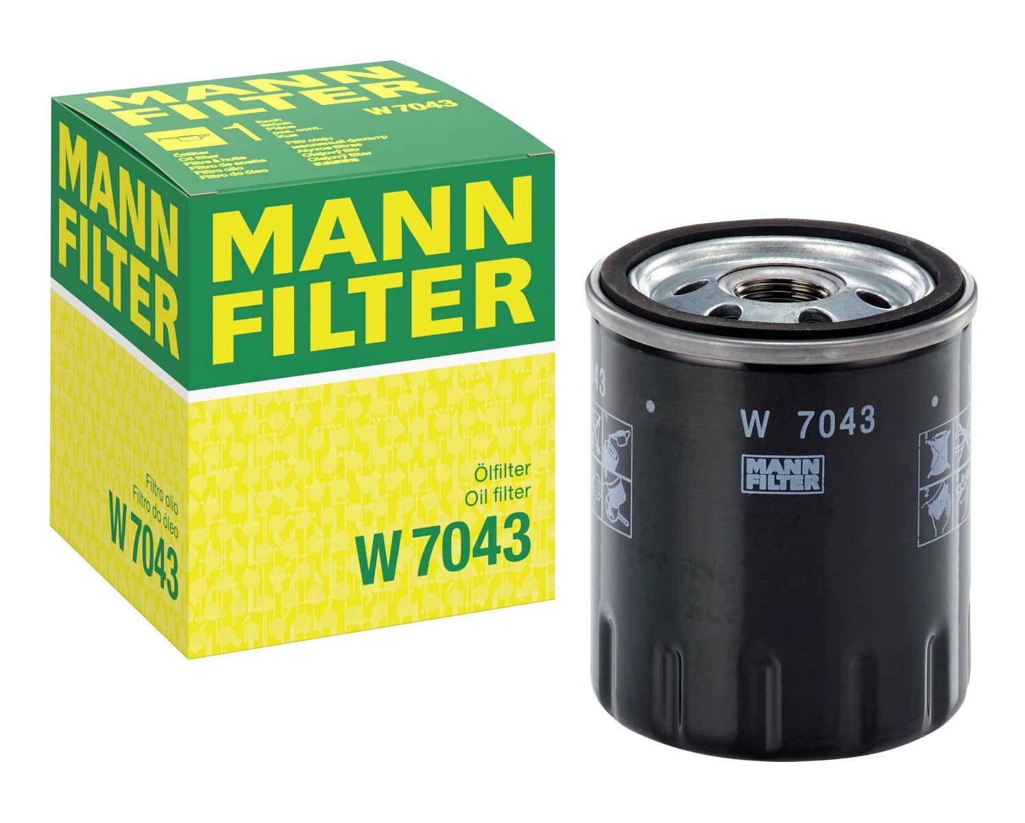 MANN -  Oil Filter - Screw On