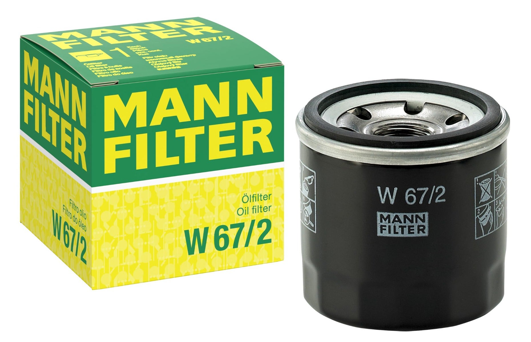 MANN -  Oil Filter - Screw On