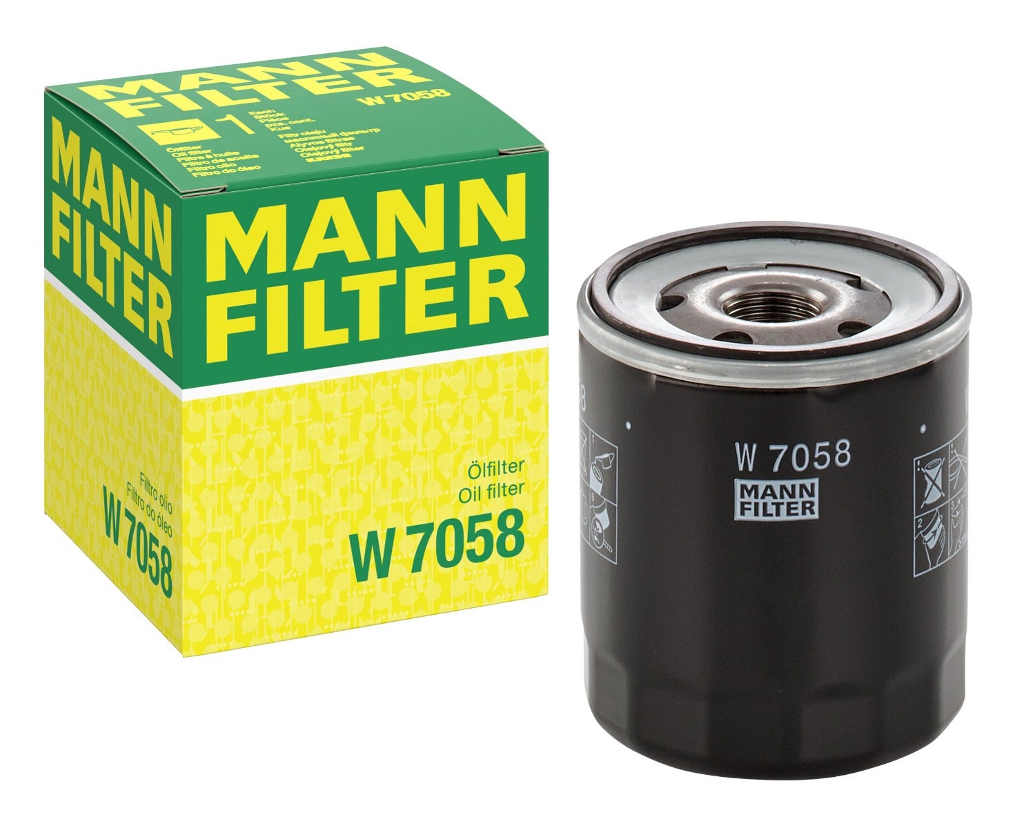 MANN -  Oil Filter - Screw On