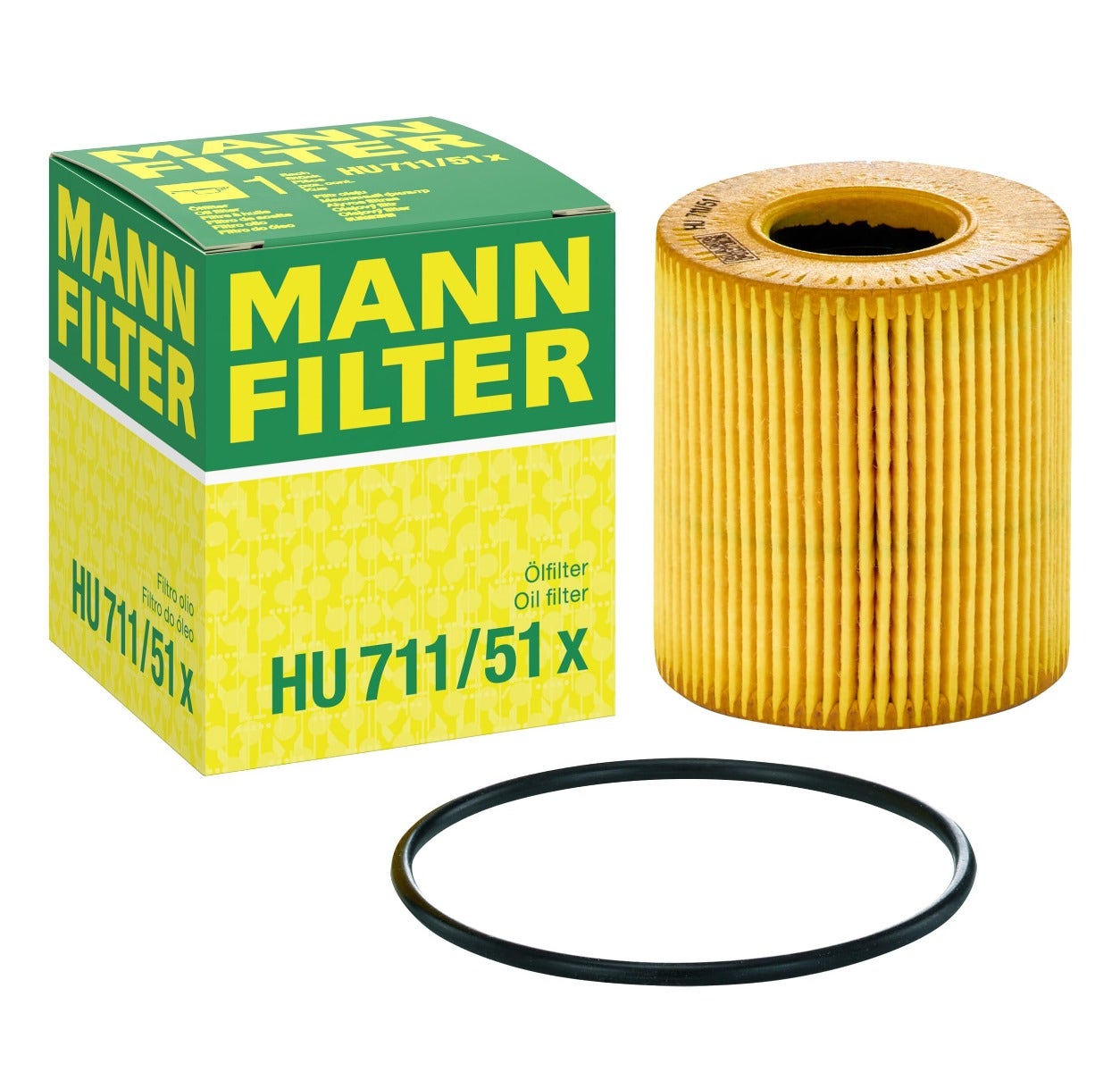 MANN -  Oil Filter - Insert