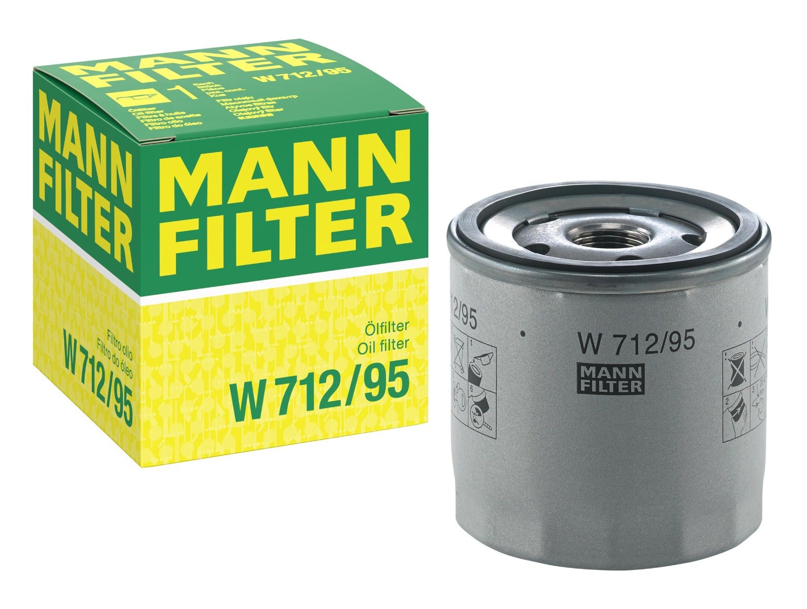 MANN -  Oil Filter - Screw On