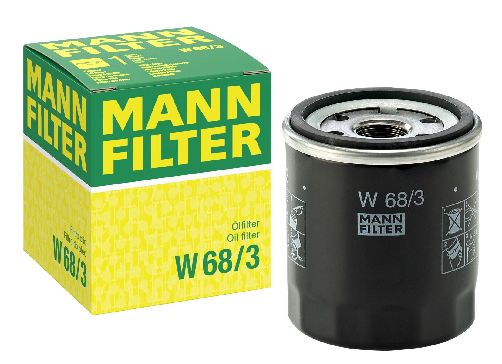MANN -  Oil Filter - Screw On