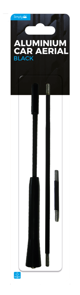 Black Aerial With 3 Lengths