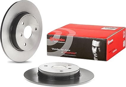 BREMBO -  Front Solid Brake Disc Pair Coated - 280mm Diameter