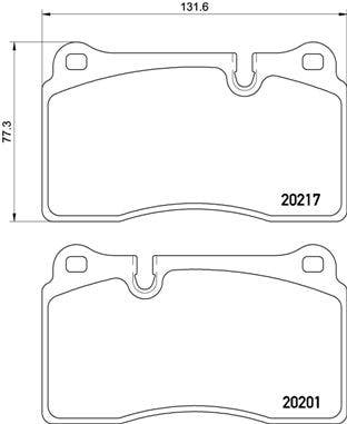 BREMBO -  Front Brake Pads