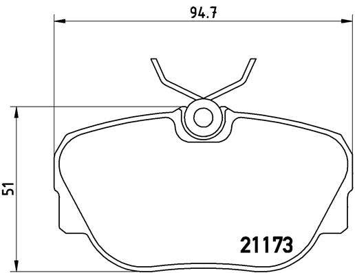 BREMBO -  Front Brake Pads