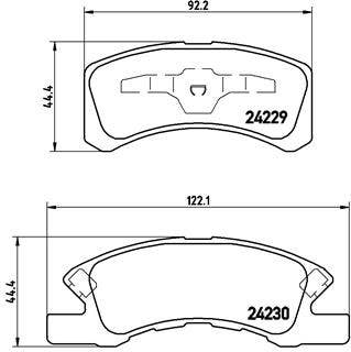BREMBO -  Front Brake Pads