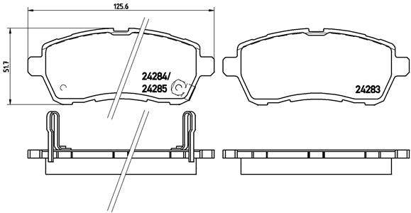 BREMBO -  Front Brake Pads