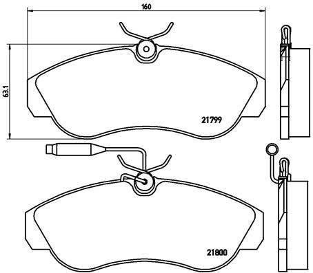BREMBO -  Front Brake Pads