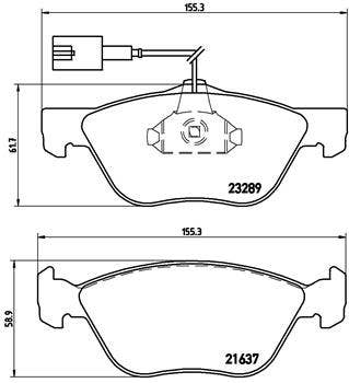 BREMBO -  Front Brake Pads