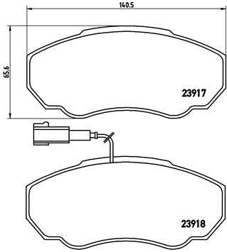 BREMBO -  Front Brake Pads