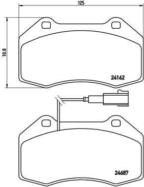 BREMBO -  Front Brake Pads