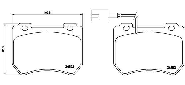 BREMBO -  Front Brake Pads