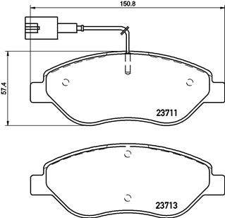 BREMBO -  Front Brake Pads
