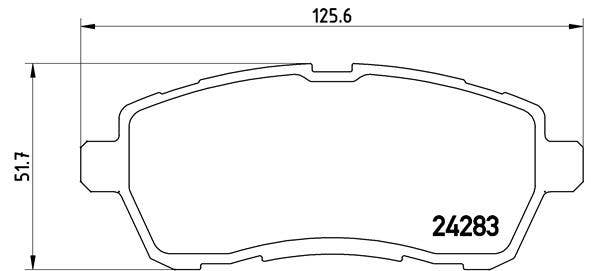 BREMBO -  Front Brake Pads