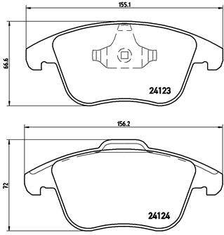 BREMBO -  Front Brake Pads