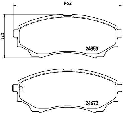 BREMBO -  Front Brake Pads