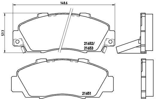 BREMBO -  Front Brake Pads