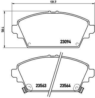 BREMBO -  Front Brake Pads